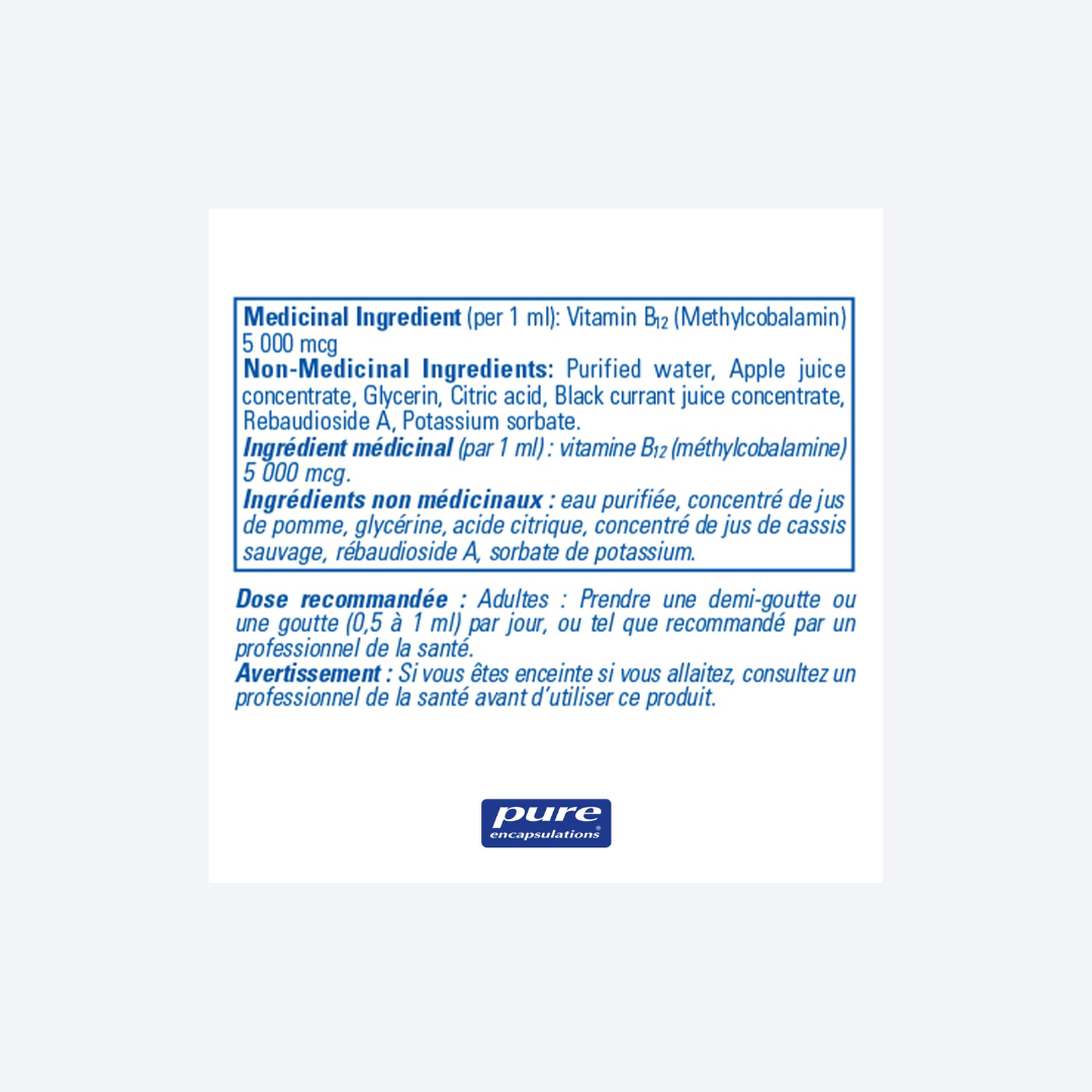 Pure Encapsulations | B12 5000 Liquid